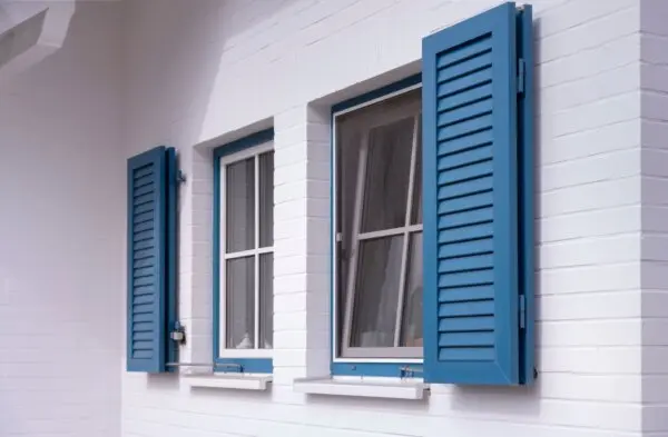 Add Attractive Louvered Shutters