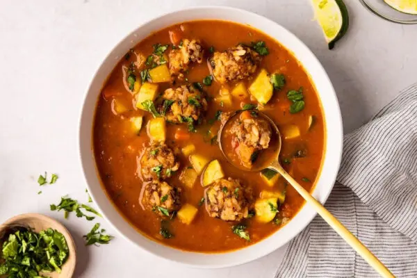 Albóndigas Soup (Mexican Meatball Soup)