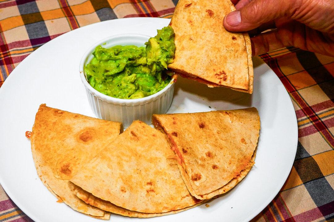 Skillet-Toasted Cheese Quesadilla