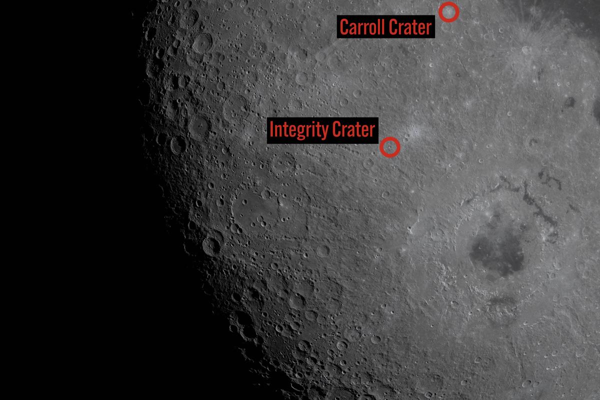 How Artemis II Crew Named the Moon’s Carroll Crater