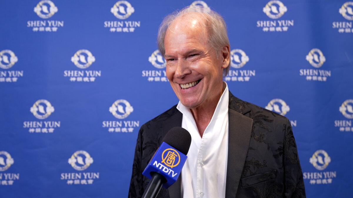 Jean-Michel Deplante attends Shen Yun in Lyon on April 11, 2026. (NTD)