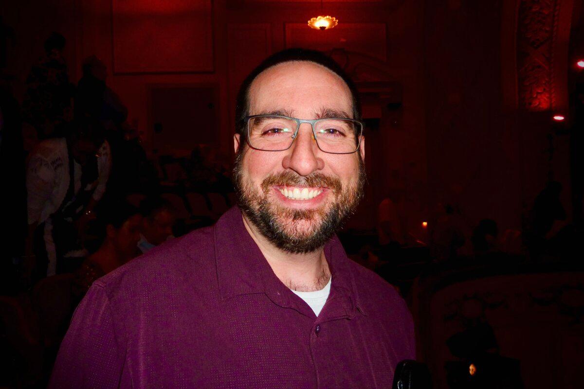 Michael Isakoff enjoyed Shen Yun's evening show at the Miller Theater on April 15, 2026. (Tony Dang/The Epoch Times)