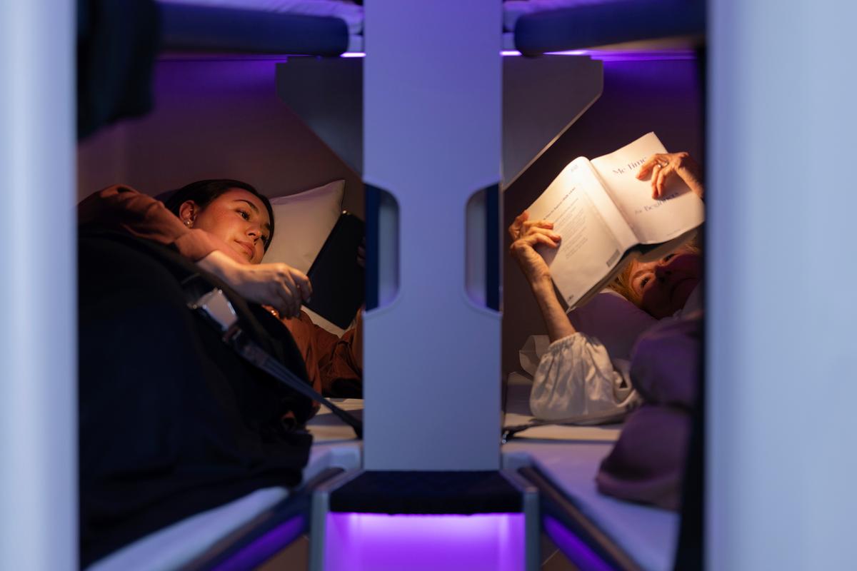 Airline Adding Bunk Beds for Economy Travelers but Bans Snacks, Smells and Cuddling