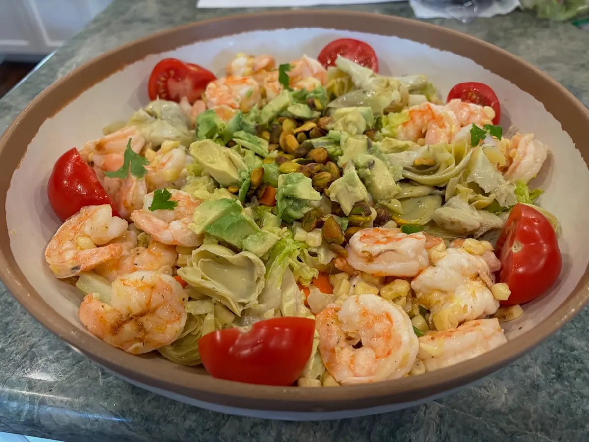 Roasted Shrimp and Corn Salad, a Colorful Prelude to Summer