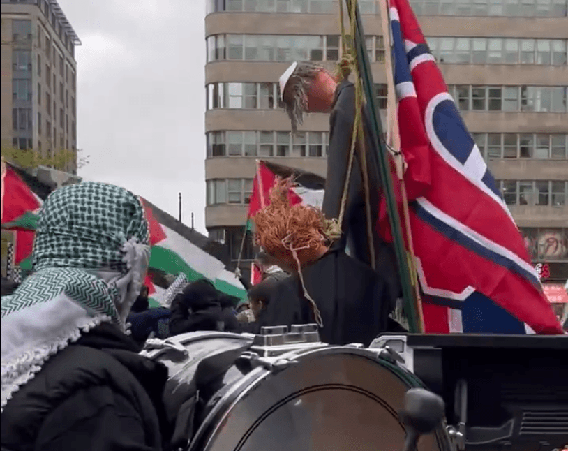Mock Hangings at Anti-Israel Protest Being Investigated as Potential Hate Crime: Montreal Police