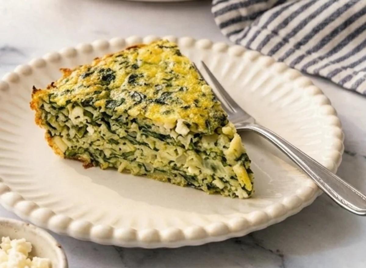 Greek Spinach and Rice Pie