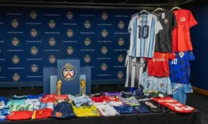 Toronto Police Say Seizure of Alleged Counterfeit Soccer Jerseys Is Largest in Canadian History