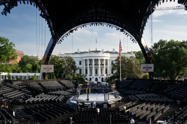 Behind the Scenes at the UFC Octagon at White House