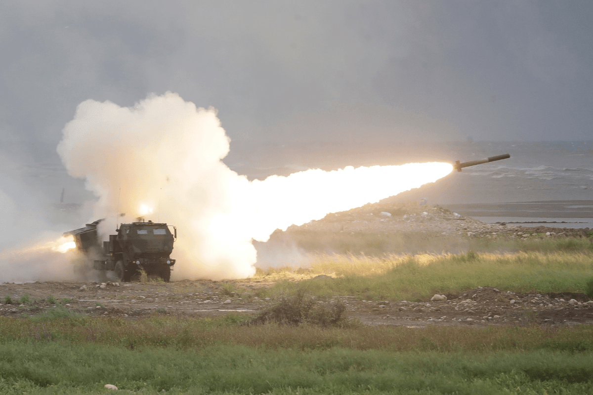 Taiwan Test-Fires Mobile US-Made HIMARS Rocket System