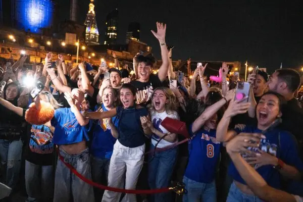 New Yorkers Revel in the Streets Celebrating Knicks Win