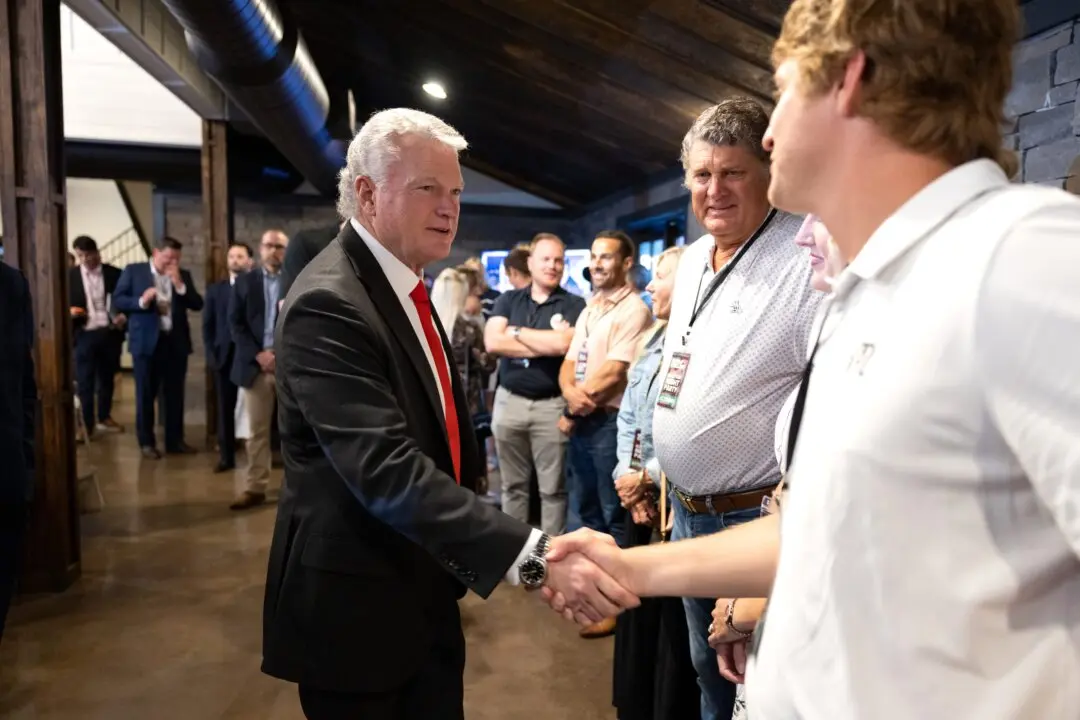 Georgia GOP Senate Candidate Mike Collins Holds Runoff Election Night Party
