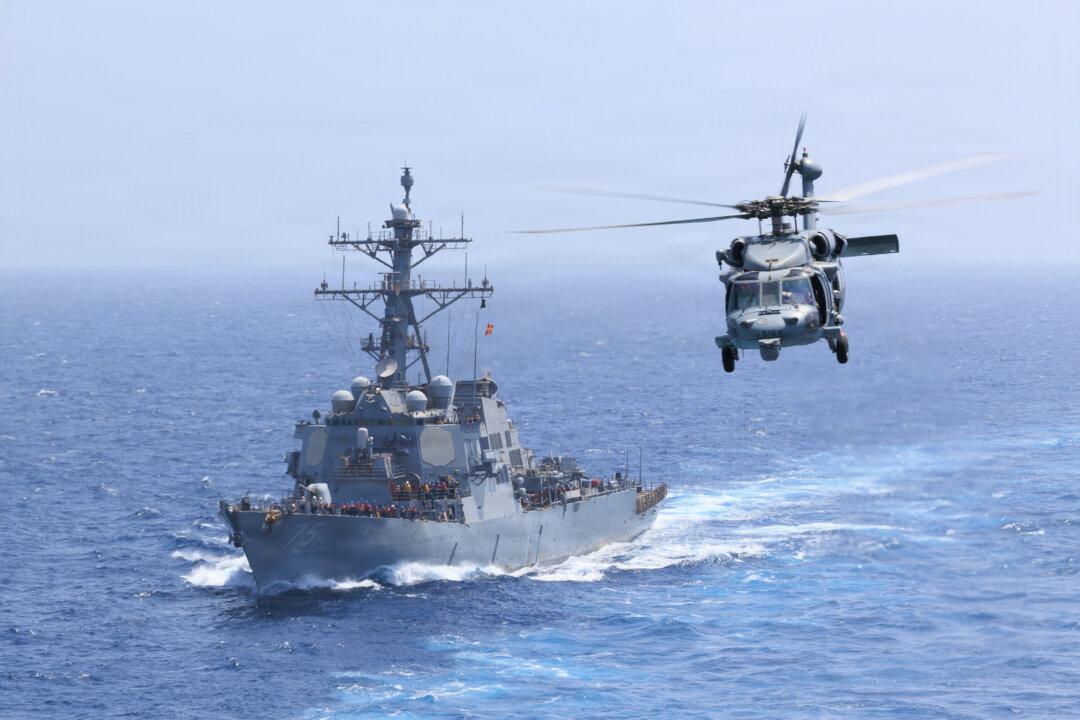 Navy Helicopter Goes Down in Arabian Sea; Search Ongoing for Missing Crew Member