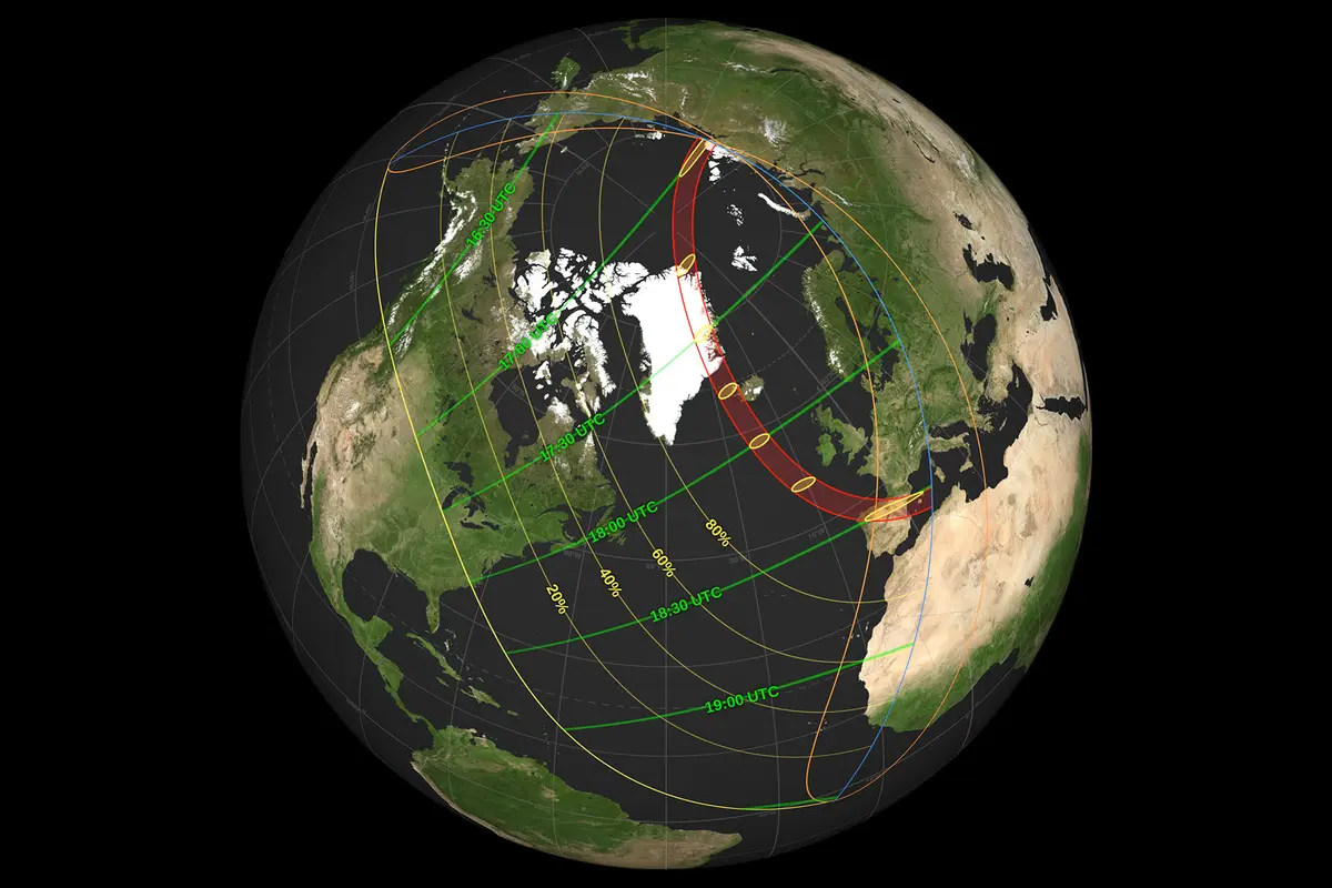Solar Eclipse Set to Cross Northern Hemisphere