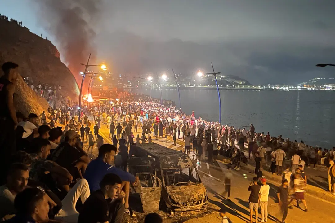 Spain’s Ceuta Overwhelmed as Nearly 60,000 Illegal Immigrants Cross From Morocco in a Day