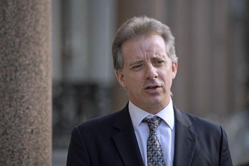 Former MI6 official Christopher Steele in a file photograph. (AP Photo)
