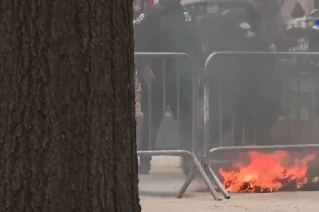Video: Man Sets Himself on Fire Outside Trump Trial Courthouse