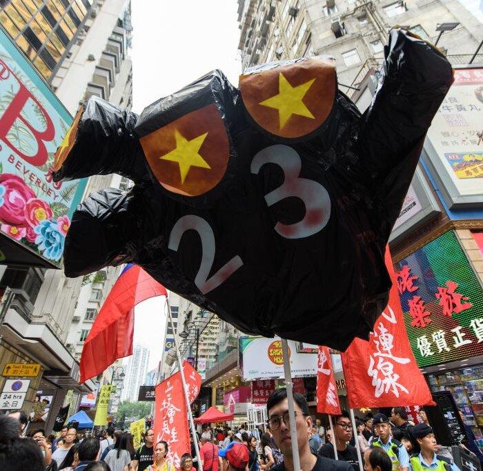 Hongkongers Protest Around the World Against Article 23