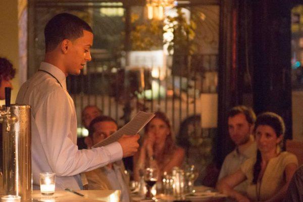 Daniel Aguilar giving a speech at the Young New Yorkers 2013 fundraising dinner. (Courtesy of Young New Yorkers)