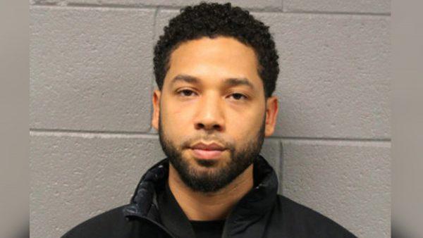 Jussie Smollett in a Feb. 21, 2019, mugshot. (Chicago Police Department via AP)
