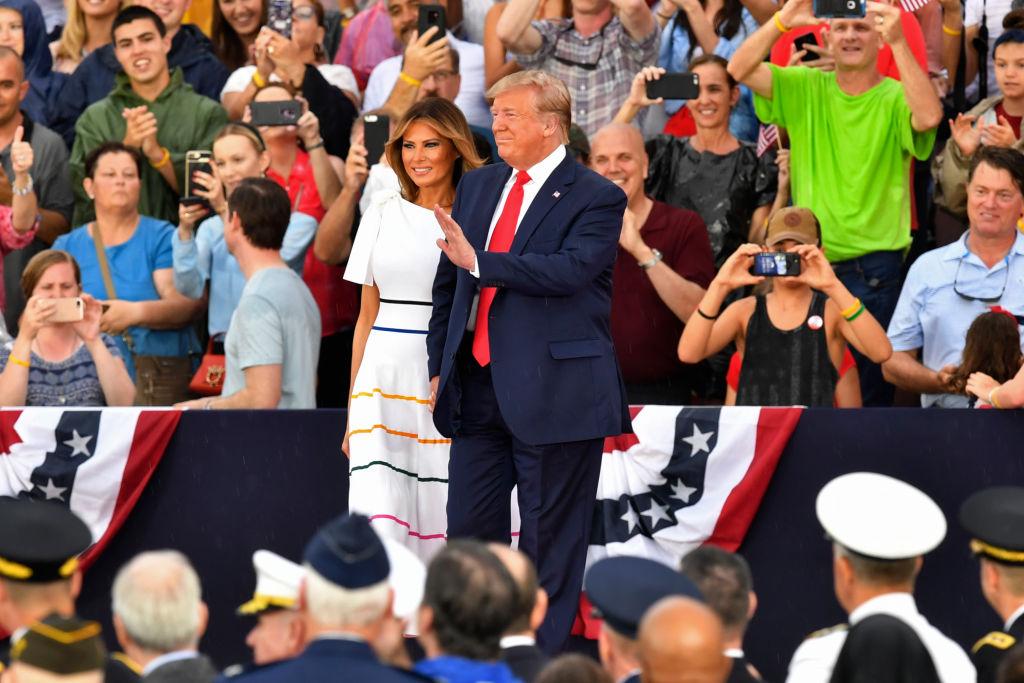 Trump Hails Brave Men and Women of US Military in Forth of July Speech
