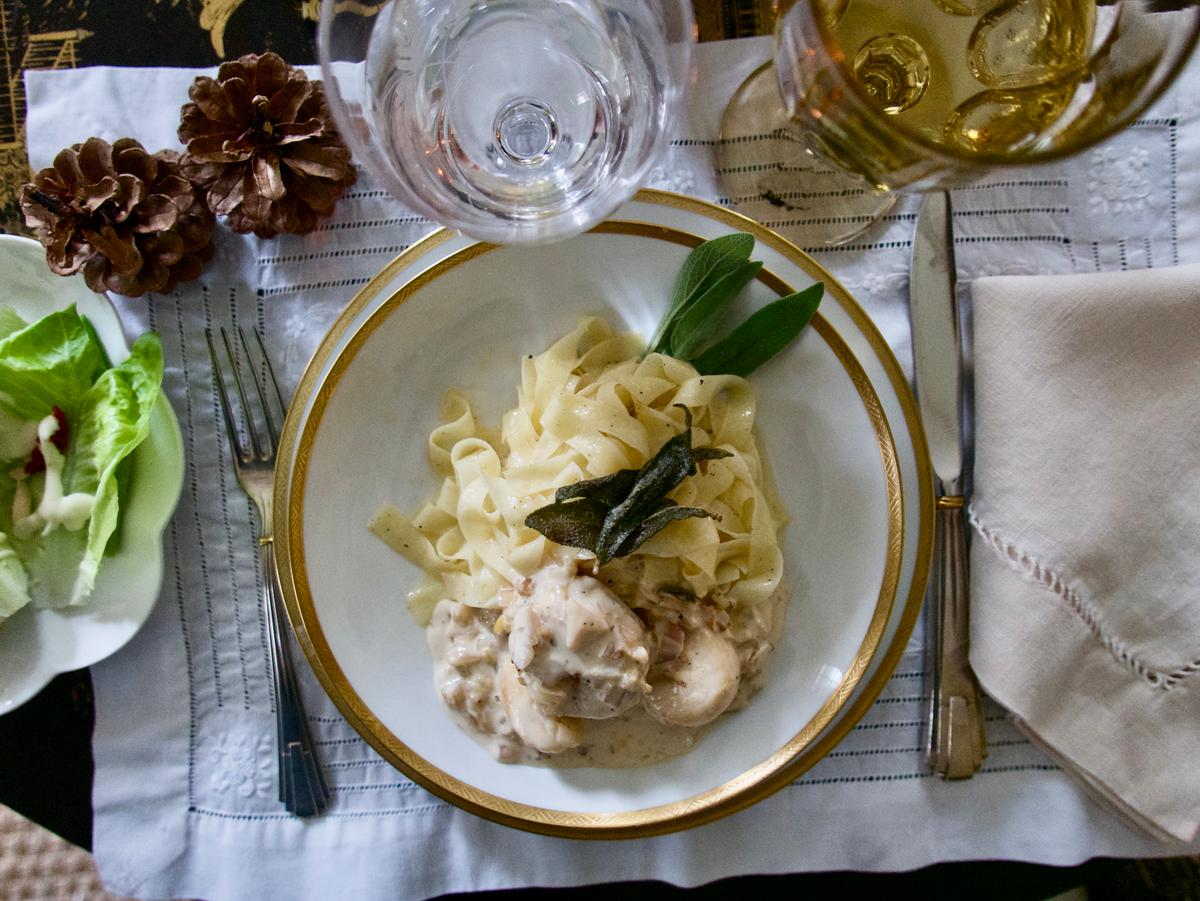 Fettuccine With Brown Butter and Sage