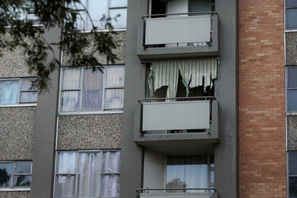A general view of public housing towers is seen from Morehead Street in Redfern in Sydney, Australia, on Sept. 16, 2021. (Lisa Maree Williams/Getty Images)