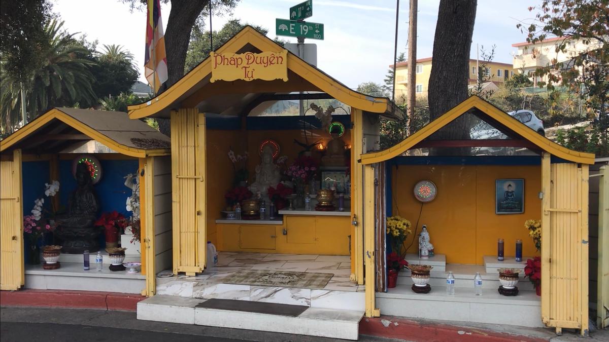 Buddha Statue Brings Peace to Oakland Neighborhood