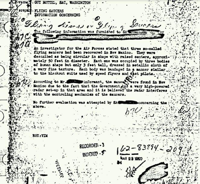 FBI: ‘Flying Saucers’ Most Popular Item on FBI Website