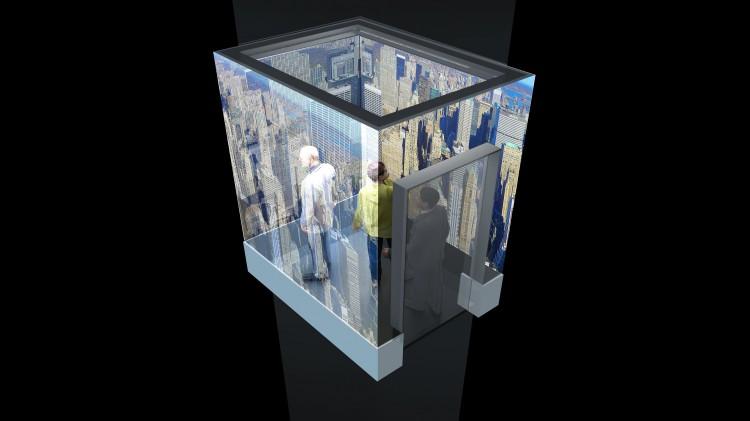 World Trade Center Observation Deck Futuristic