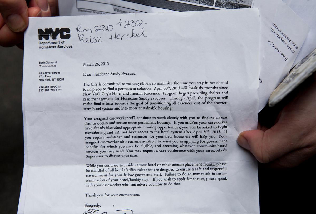 Court Rules Reprieve for Sandy Victims in Hotels