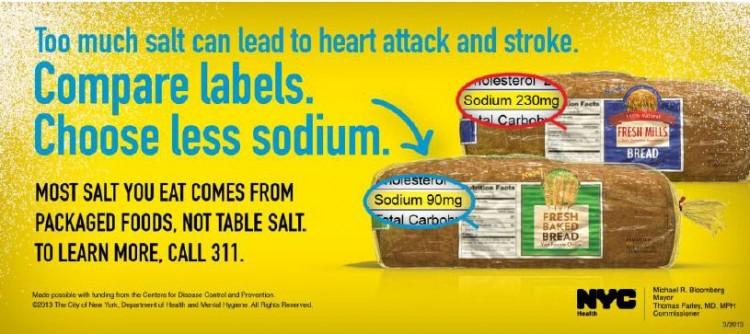 Subway Ads Warn New Yorkers About Sodium