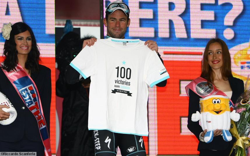 100 Wins for Cavendish in Giro d’Italia Stage 12