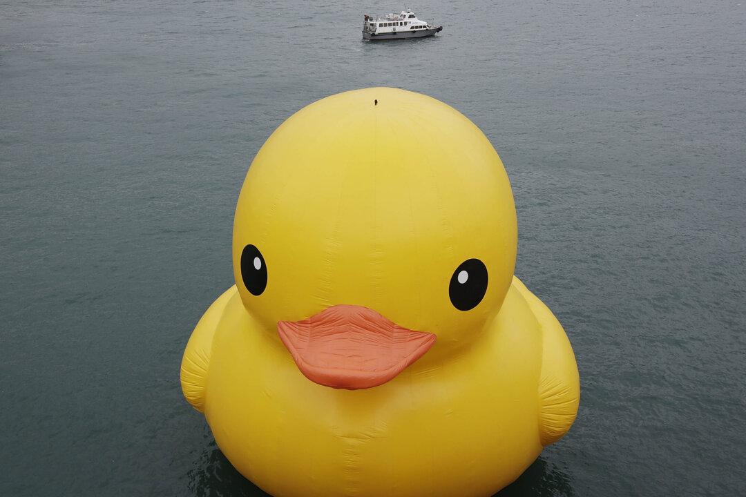 Giant Rubber Duck Makes Waves in Hong Kong (+Photos)