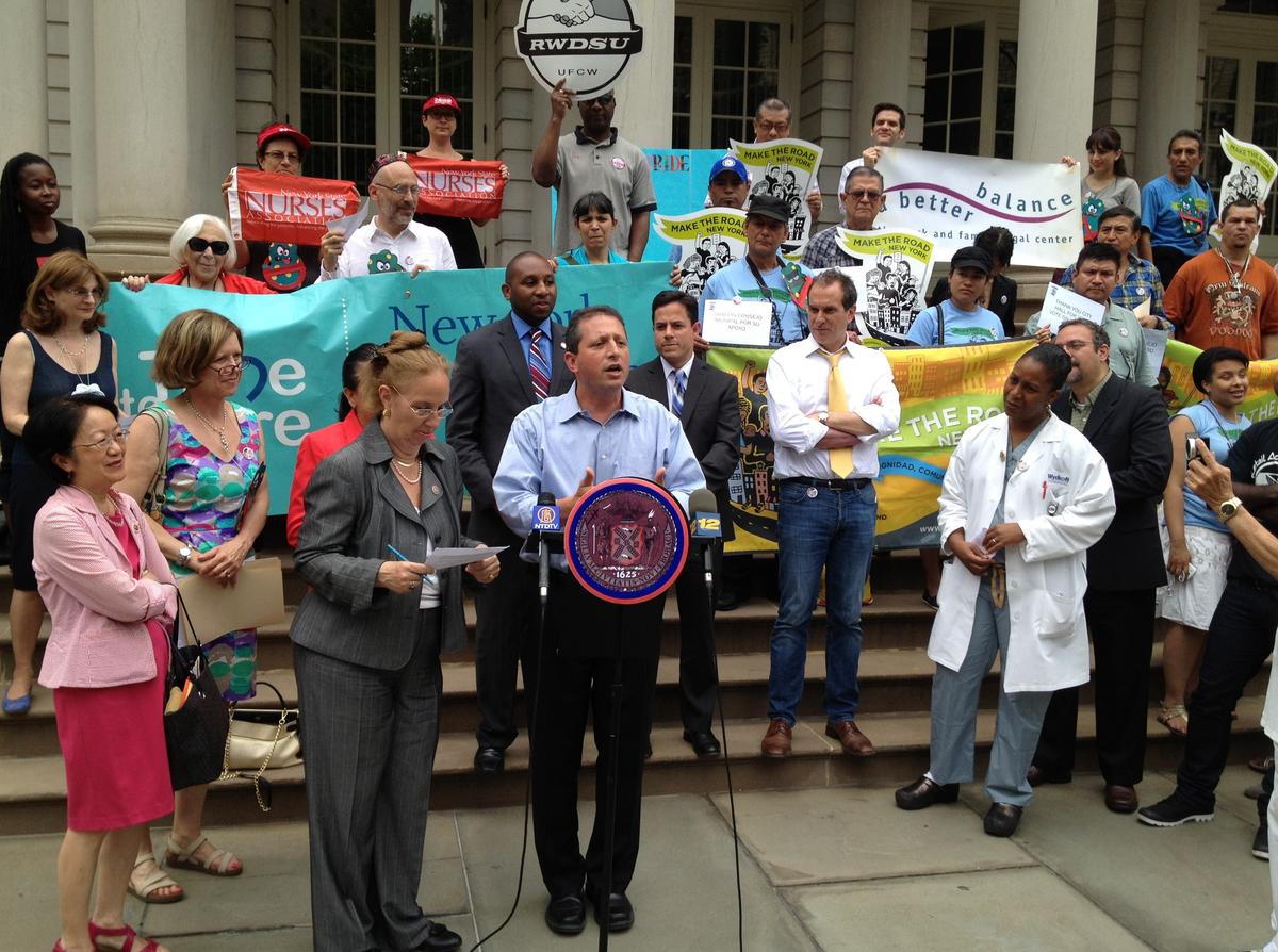 Rally Calls for Final Passage of Paid Sick Days Bill