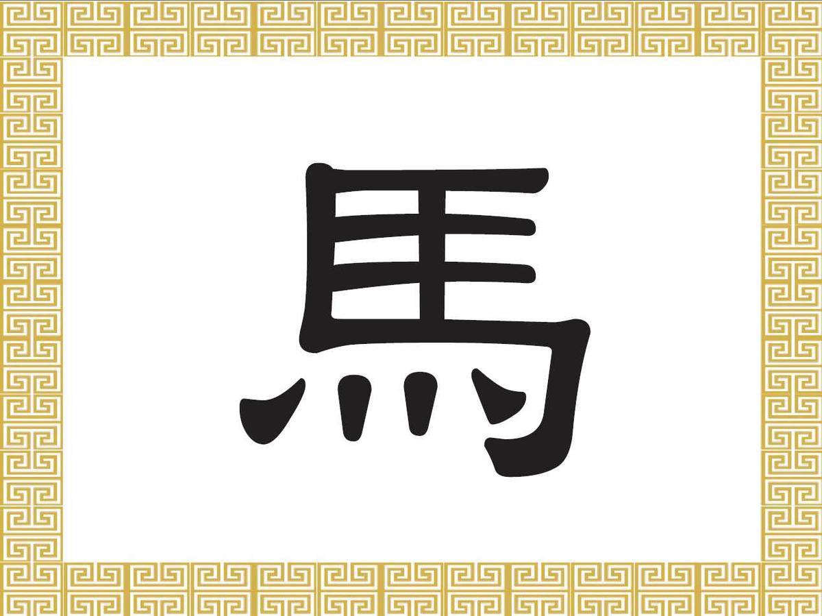 Chinese Character: Horse (馬)