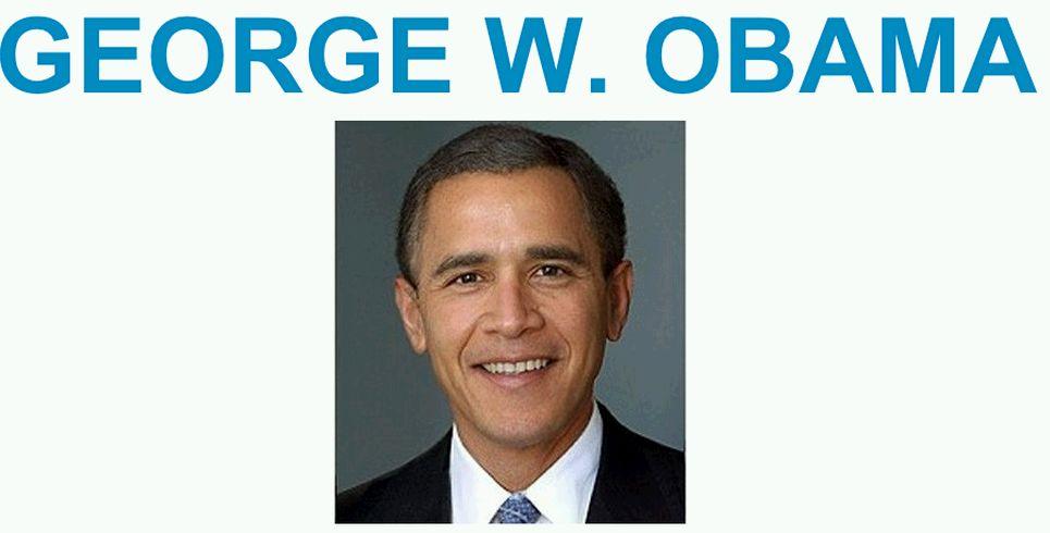 ‘George W. Obama’ Photo Shared After NSA Security Monitoring