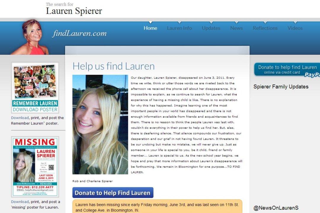 Missing Student Lauren Spierer’s Parents Doubt Friends, Sue Them: Report