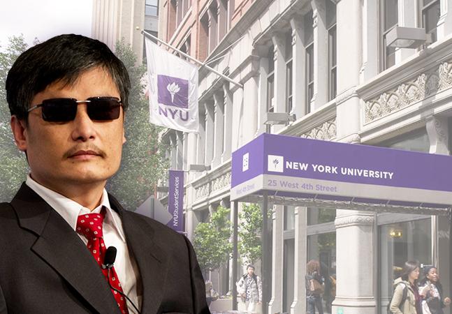 Blind Chinese Dissident Loses Home at New York University