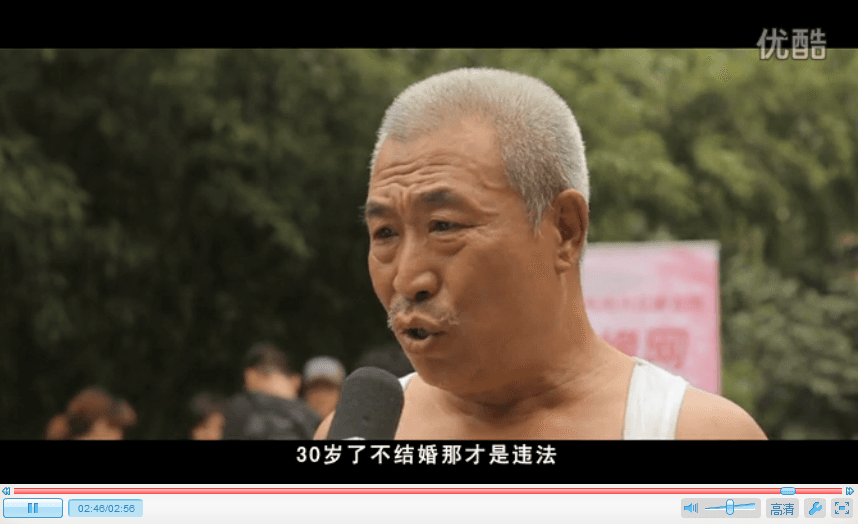 30 and Unmarried? Go to Jail, Says Old Chinese Man