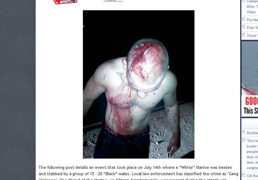 Marine Stabbed, Assaulted in in Calif. After Zimmerman Protests: Accounts