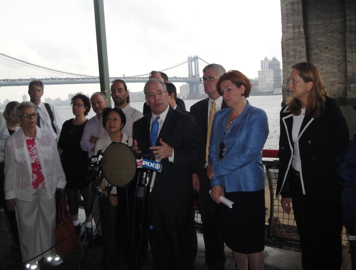 NYC Allocates $3.5 Million for Brooklyn Bridge Beach Development