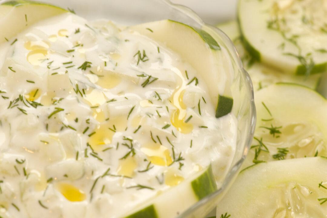 Cool Yogurt Cucumber Salad for Hot Summer Days