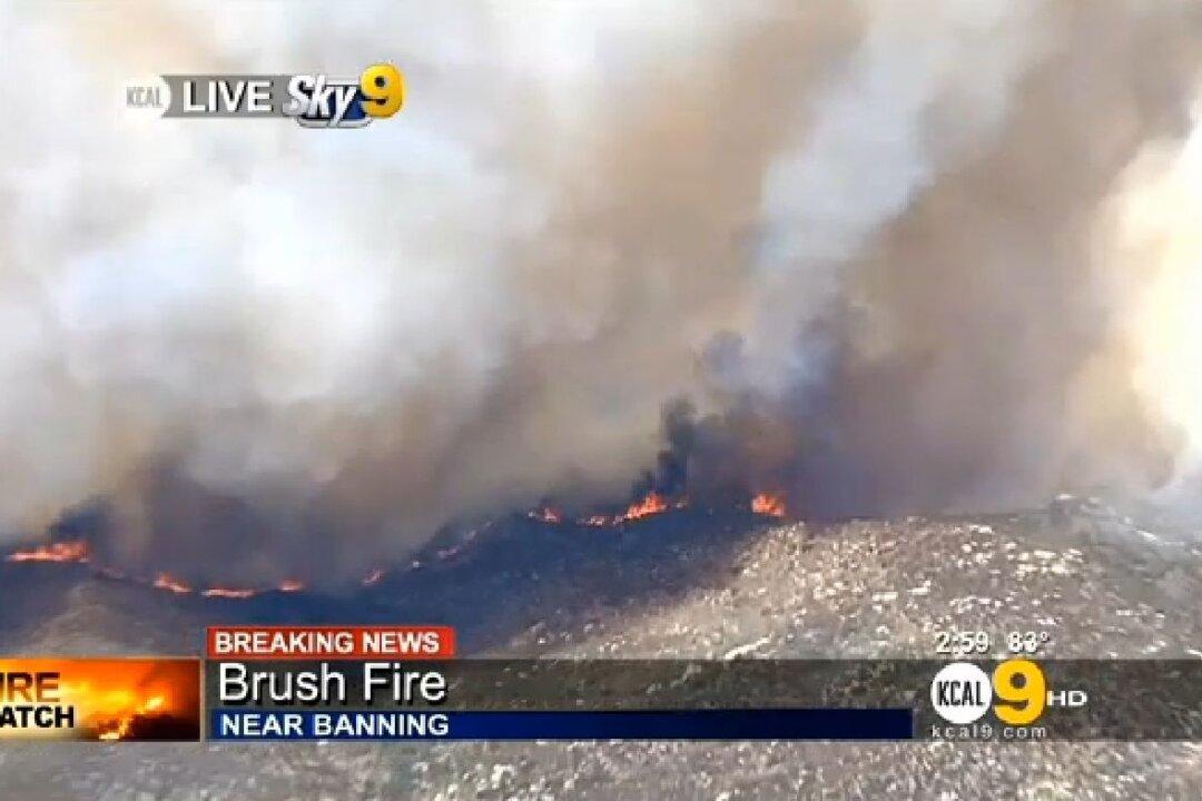 Silver Fire' Burns 2,500 Acres Near Banning, Prompts Highway 243 Closure