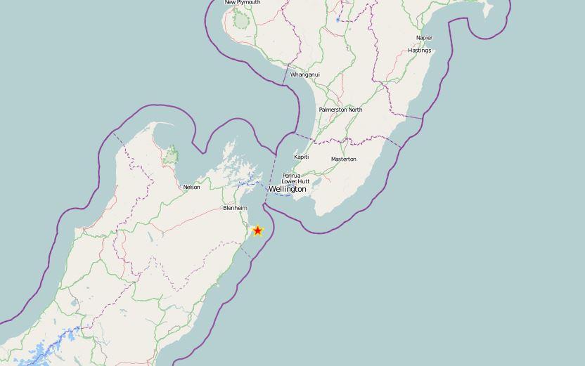 5.3 Magnitude Earthquake Hits New Zealand’s Cook Strait