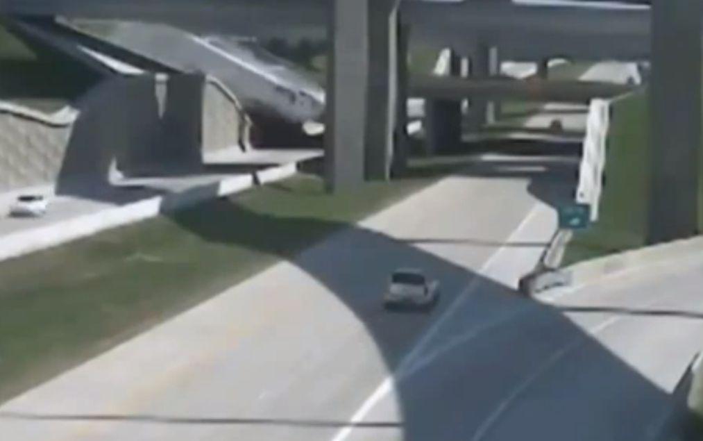 18-Wheeler Truck Crash, Fire in Texas Captured on Video