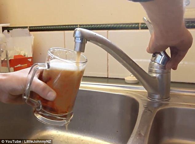Beer Flows From House Faucets Instead of Water (+Video)