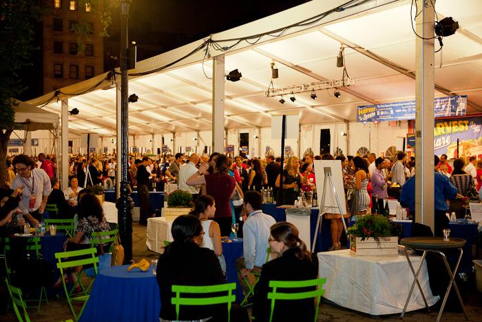 Harvest in the Square Around the Corner