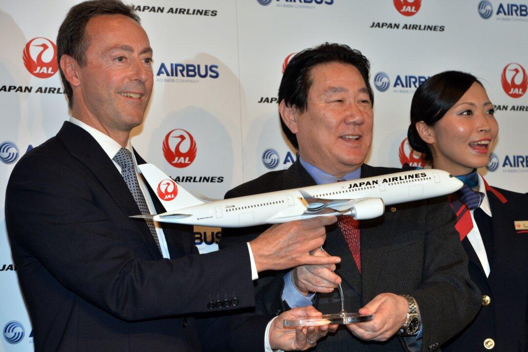 First Time for Airbus: Japan Airlines Places $9.5B Order