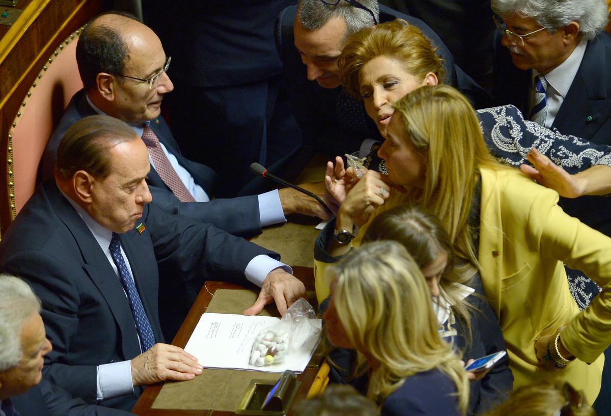 Political Exile in Sight for Berlusconi