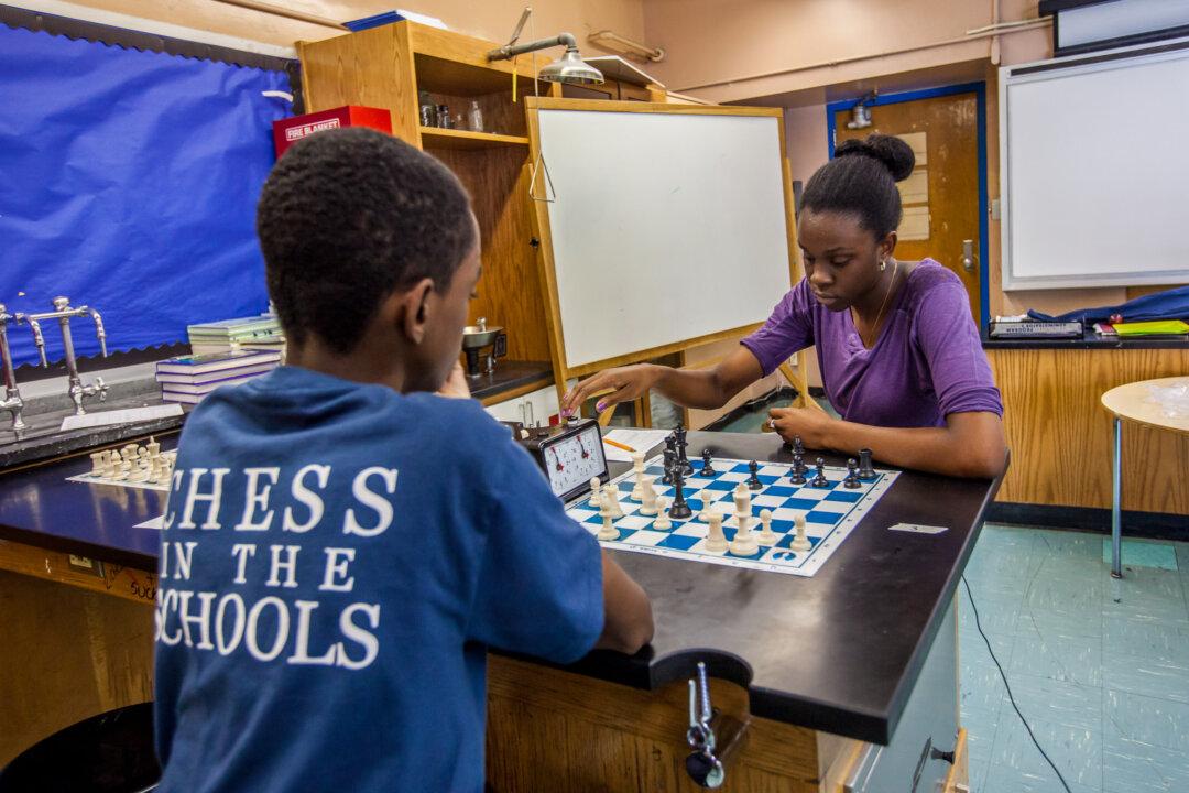 NY Youth Compete in Chess on Columbus Day